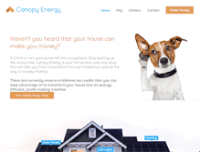 Tablet Screenshot of canopyenergy.com